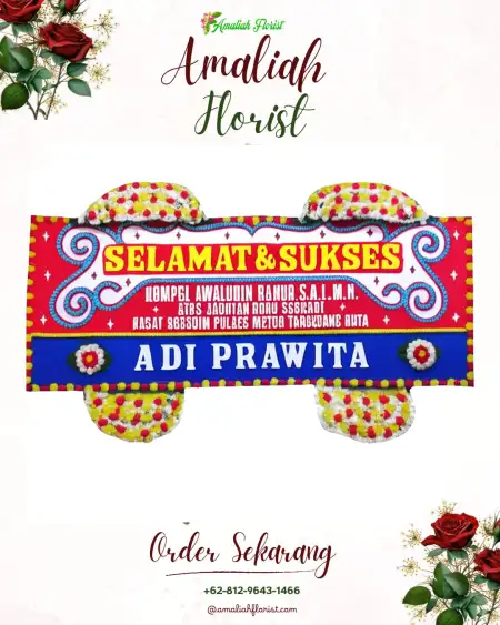 Papan Bunga Ucapan Selamat Hargo Rejo