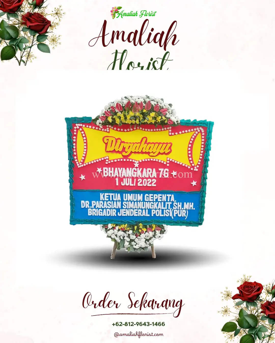 Papan Bunga HUT Ulang Tahun Hargo Rejo